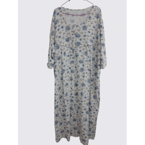 ΝΥΧΤΙΚΟ ΚΟΝΤΟ ΜΑΝΙΚΙ ΝΙΝΑ 818-ΜΠΛΕ ΠΟΡΤ 6XL 3-6 XL (3X-6X LARGE)