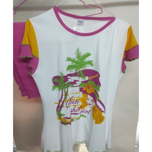 ΠΥΖΑΜΑΚΙ ΓΙΑ 16 ΧΡΟΝΩΝ ΚΟΡΙΤΣΙ CAROUSEL 6756 ΚΑΛΟΚΑΙΡΙΝΑ ΠΥΤΖΑΜΑΚΙΑ