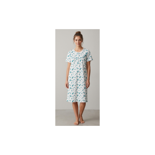 ΝΥΧΤΙΚΟ ΚΟΝΤΟ ΜΑΝΙΚΙ ΝΙΝΑ 828ΚΑΤΙΑ XXL 2XL (2X LARGE)
