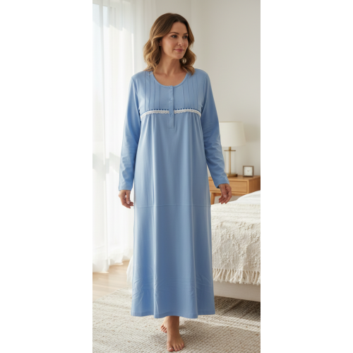 ΝΥΧΤΙΚΟ NINA 817 XXL ΜΠΛΕ XXL ( XX LARGE )