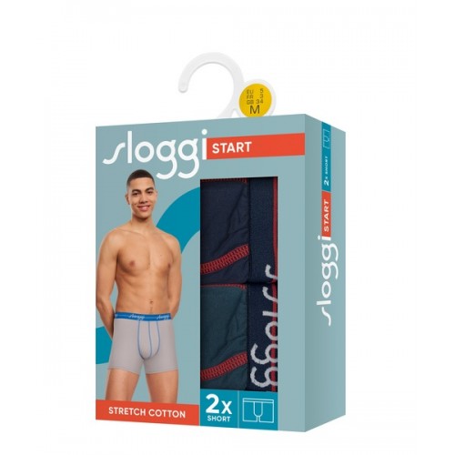 ΑΝΤΡΙΚΟ ΜΠΟΞΕΡΑΚΙ SLOGGI START SHORT C2P ΔΙΠΛΗ ΣΥΣΚΕΥΑΣΙΑ [SLOGGI START SHORT C2P SFM] ΜΠΟΞΕΡΑΚΙΑ